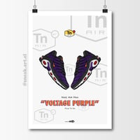 Image 1 of Sneaker Poster Air Max TN Plus OG “Voltage Purple” Print