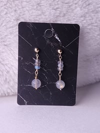 Image 4 of Labradorite Dangle Earrings, chic, Dainty Earring