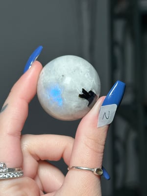 HIGH QUALITY RAINBOW MOONSTONE SPHERES K-O