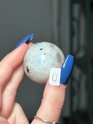 HIGH QUALITY RAINBOW MOONSTONE SPHERES K-O