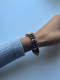 Image of Vintage Black Beaded Watch