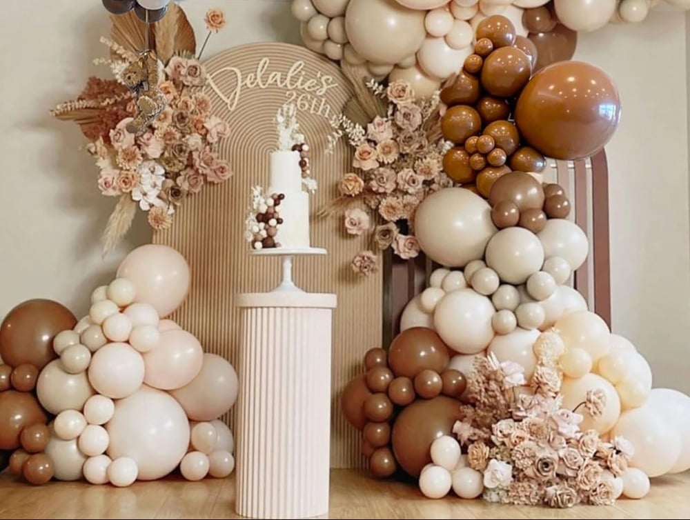 Image of Balloons design  boho 