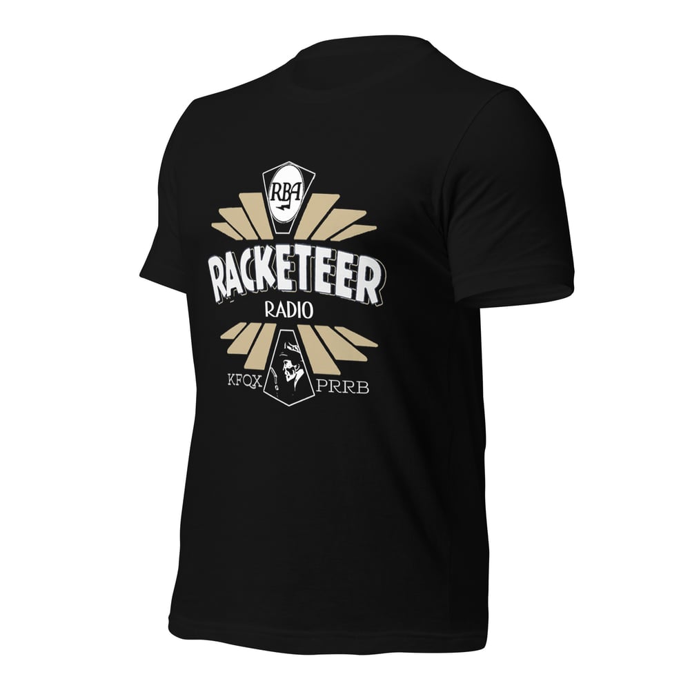 Racketeer Radio KFQX Logo Unisex T-shirt