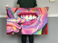 Image 3 of Biting - Original Painting