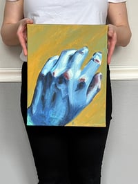 Image 2 of Blue Hand - Original painting