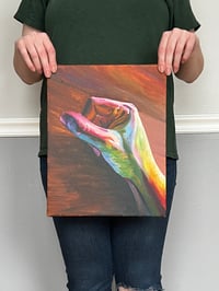 Image 2 of Colorful Hand - Original Painting