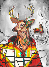 Deer in a Poncho