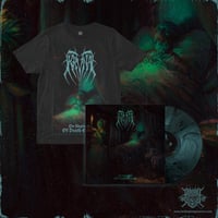 Image 1 of KRVNA "The Rhythmus Of Death Eternal" LP/T-shirt Bundle PRE-ORDER