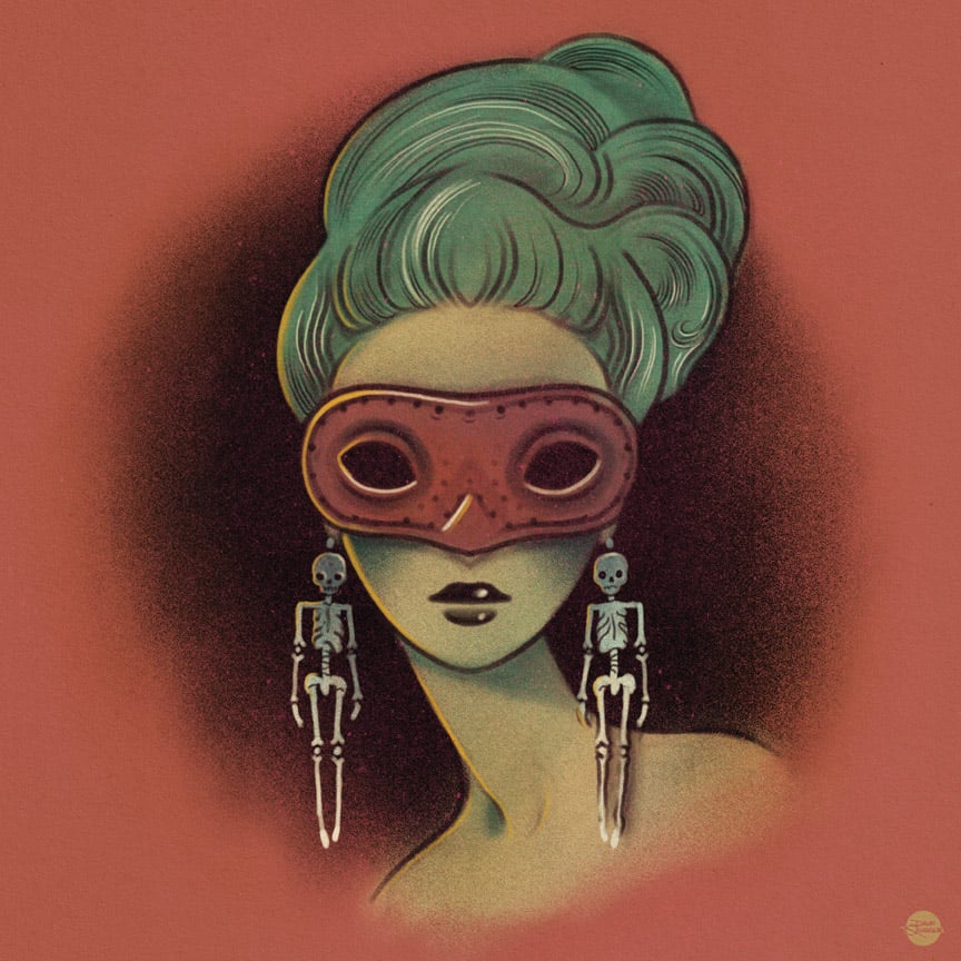 Image of Masked (Pink Variant) - Print
