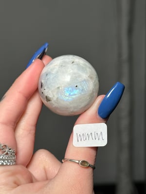 HIGH QUALITY RAINBOW MOONSTONE SPHERES K-OOO