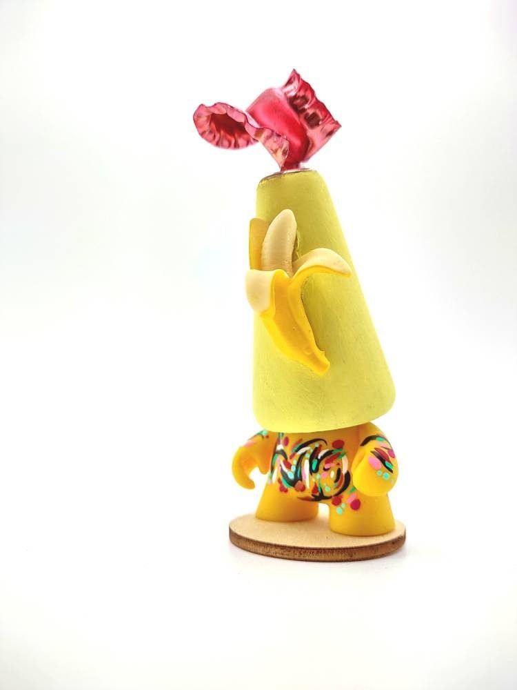 Banana Man No.7 art toy figure- designer vinyl toy art