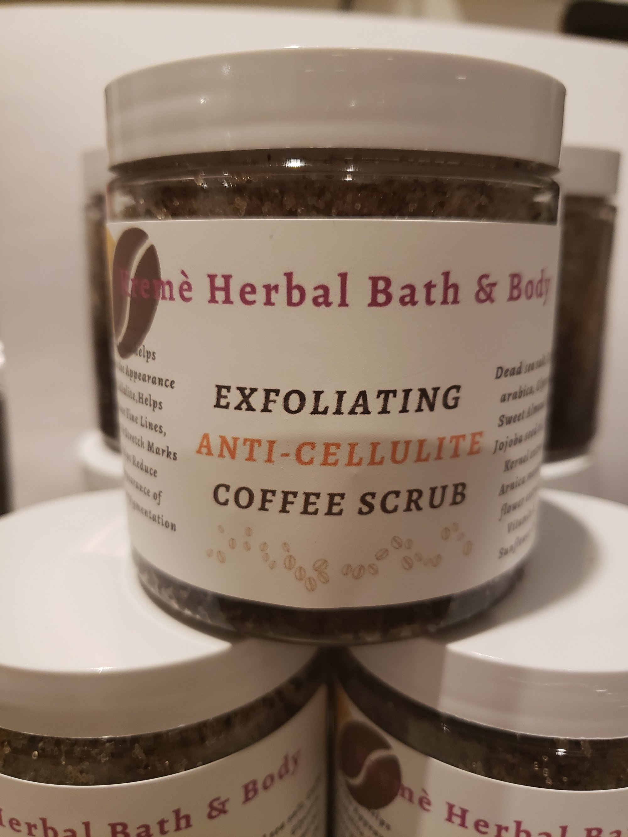 Image of EXFOLIATING ANTI-CELLULITE COFFEE SCRUB