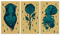 Image 1 of Blue Tears (Triptych) - 3 Print Set