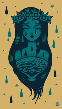 Image 2 of Blue Tears (Triptych) - 3 Print Set