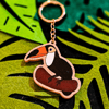 Toco Toucan Sustainable Wooden Keychain