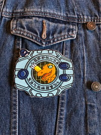 Image 1 of 4 inch patch - Digimon - Augumon Iron on Patch