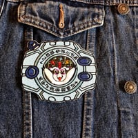 Image 1 of 4 inch wide iron on - Digimon Embroidery Patch - Gomamon Patch