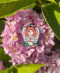 Image 1 of 2 inch Injection Fairy Lily hard enamel pin