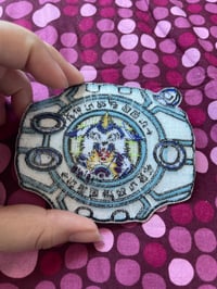 Image 5 of 4 inch wide iron on - Digimon Embroidery Patch - Gabumon