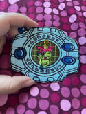 4 inch wide iron on - Digimon Embroidery Patch - Palmon embroidered Patch