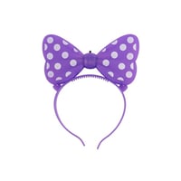 Image 3 of Light-up LED Polka Dot Bow Headband