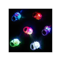 Image 1 of Light-up LED Colorful Jelly Bumpy Ring