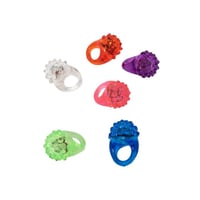 Image 2 of Light-up LED Colorful Jelly Bumpy Ring