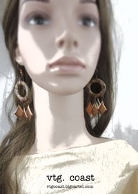 Image 3 of Coastal Copper Earrings