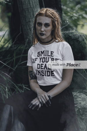 Image of Smile if You are Dead Inside T-Shirt