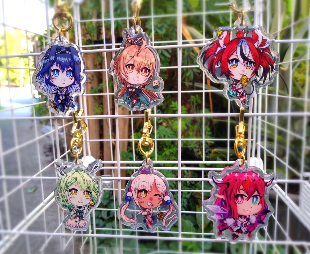 Hololive EN Acrylic Charms 