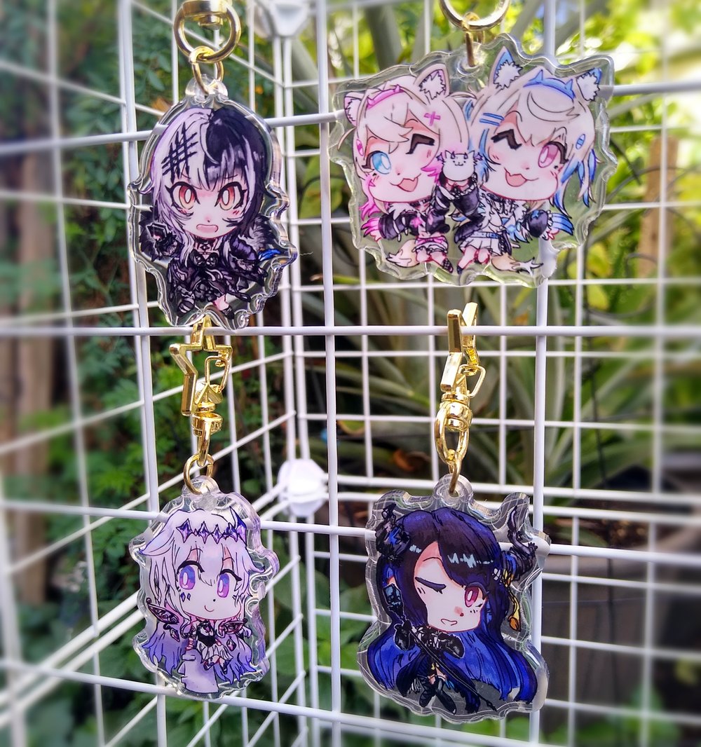 Hololive EN Acrylic Charms 