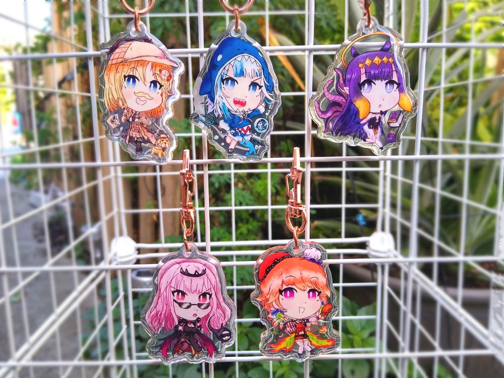 Hololive EN Acrylic Charms 