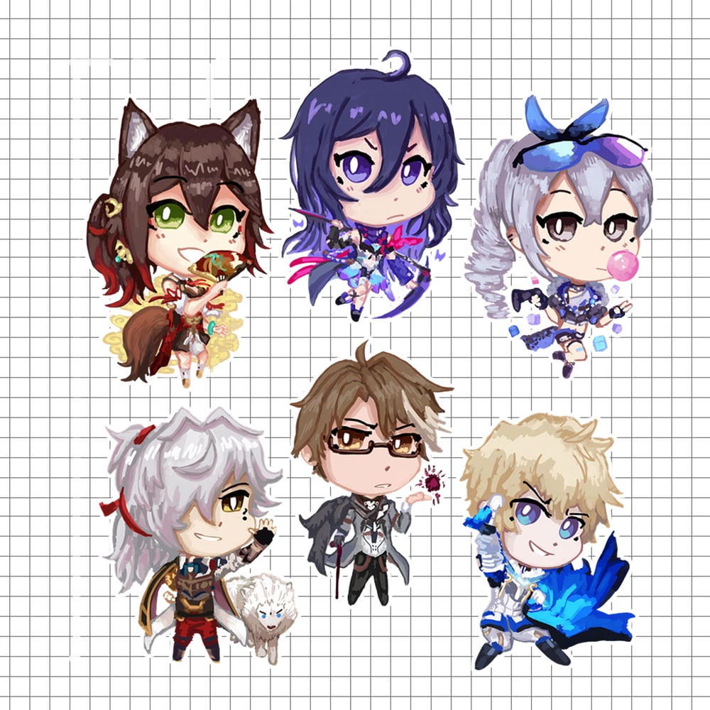 Honkai Star Rail Acrylic Charms