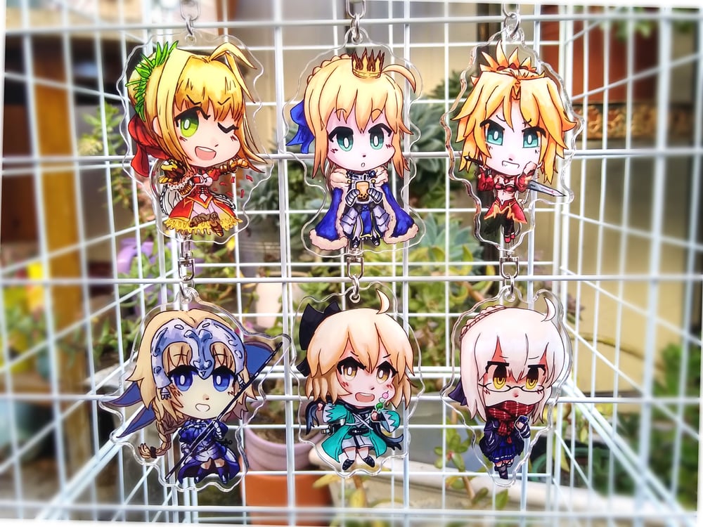 Fate Grand Order Acrylic Charms