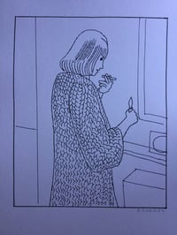 Image 3 of Woman in a Dressing Gown - Digital Print