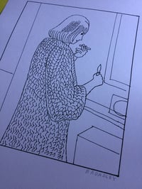 Image 2 of Woman in a Dressing Gown - Digital Print