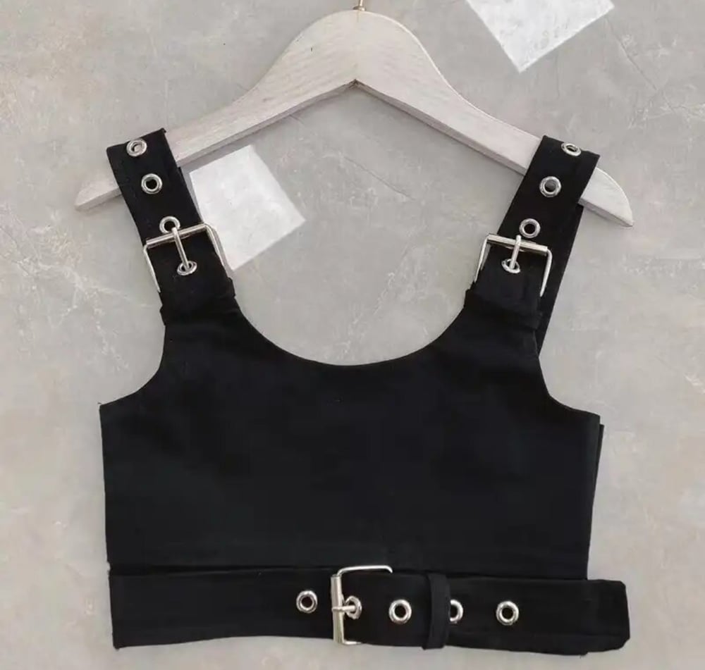 Image of Saffron Buckle Top