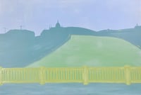 Image 1 of My Budapest no1 - The Parliament obscures the Statue of Liberty. - 70x100 cm, acrylic on canvas