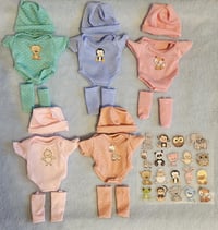 Image 1 of Small Clothes set for 7inch/20cm dolls NO DOLL, Doll clothes set NEW cute design