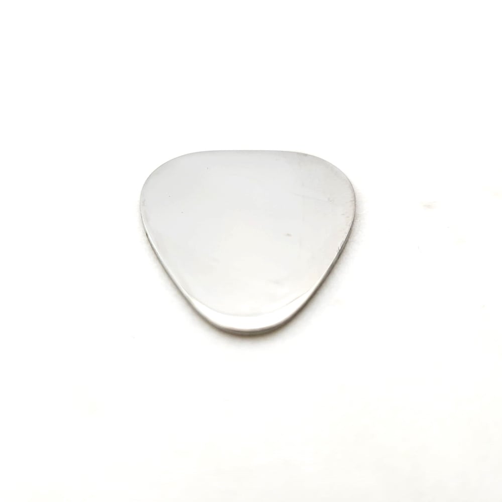 Image of 10 Pack Steel Guitar Pick Laser engravable Blanks