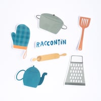 Image 1 of STICKER SET - COOKWARE