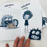 Image 1 of Inktober 2023- a zine of little drawings 