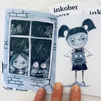 Image 3 of Inktober 2023- a zine of little drawings 