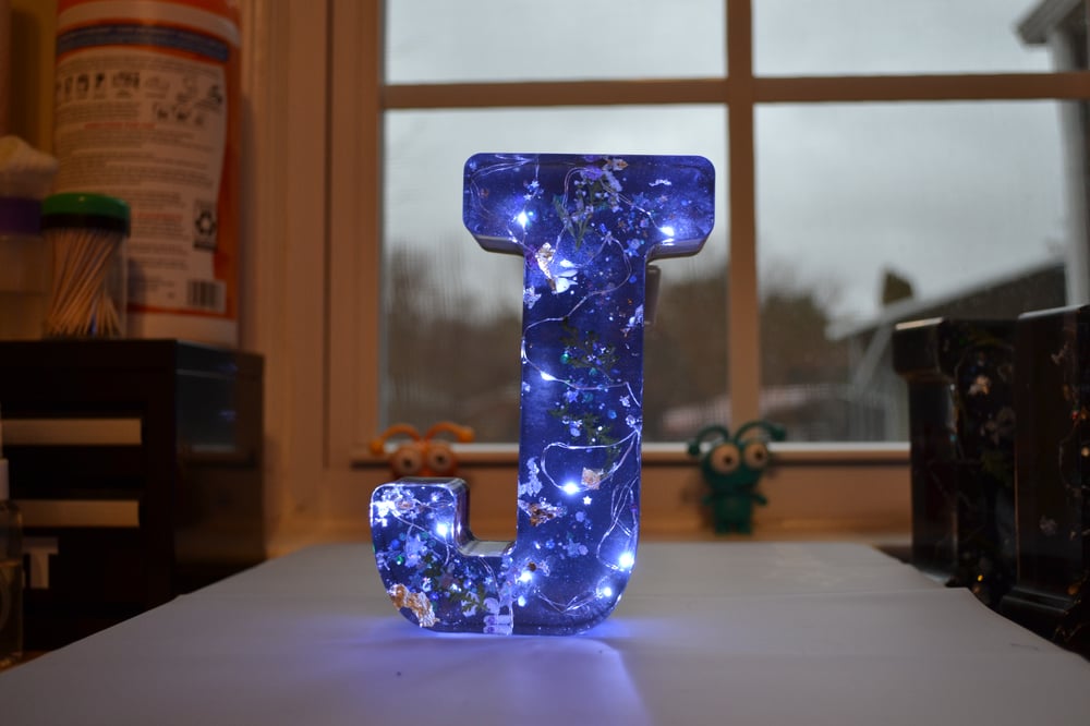 Image of Lighted "J"