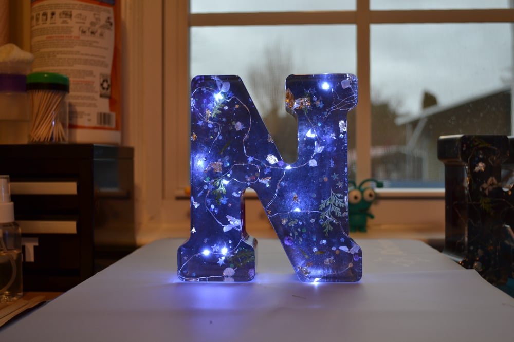 Image of Lighted "N"