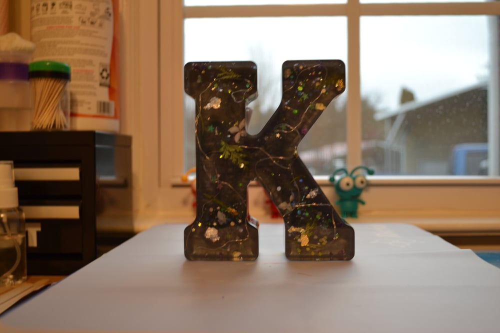 Image of Lighted "K"