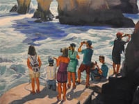 Image 2 of Turistas, en Punta da Piedade /  Tourists, in Punta da Piedade