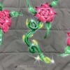 Pink roses puffer