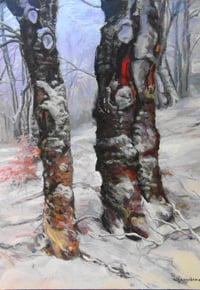 Image 5 of Corzos en la nieve 1 / Roe deer in the snow 1
