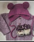 Teddy Bonnet - Hand knit in Ireland Image 4